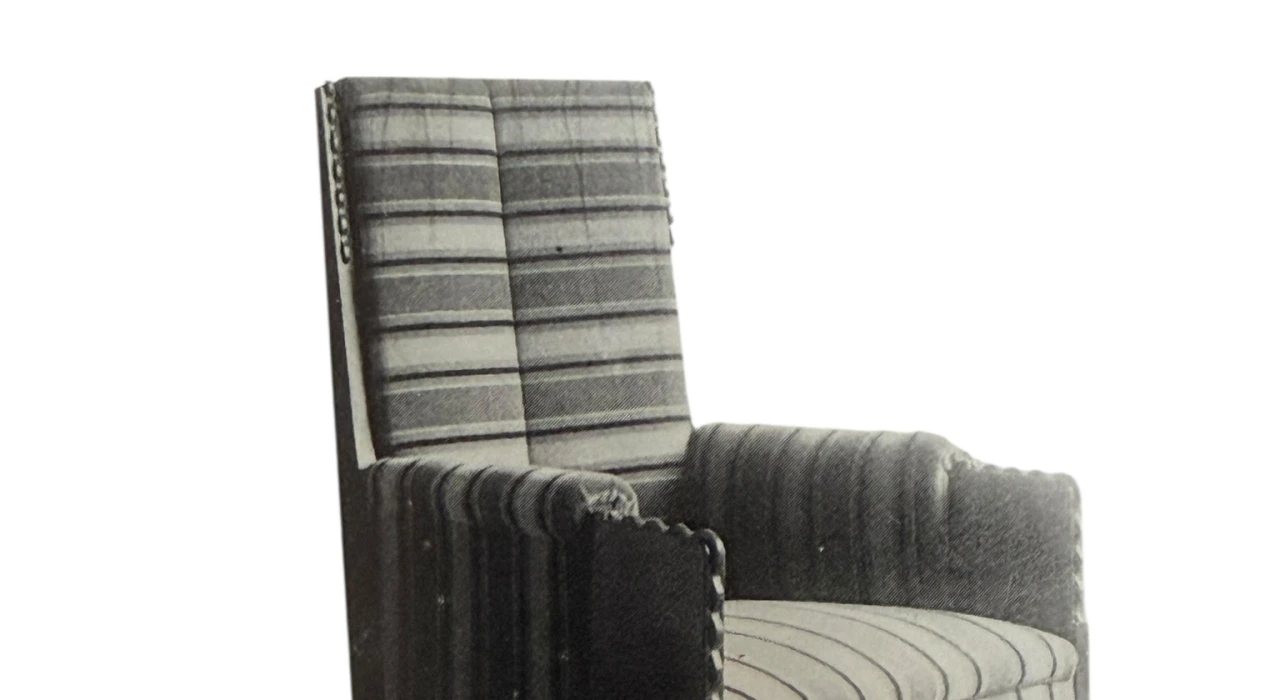Art Deco Amsterdamse School Lounge Chair by Cornelis van der Sluys, 1918